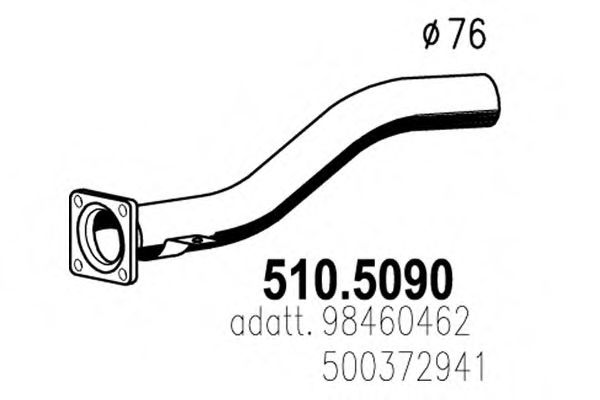 510.5090 ASSO Exhaust Pipe