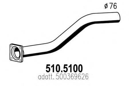 510.5100 ASSO Exhaust Pipe