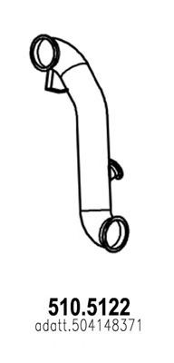 510.5122 ASSO Exhaust System Exhaust Pipe