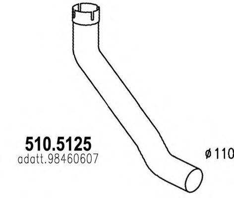 510.5125 ASSO Exhaust Pipe