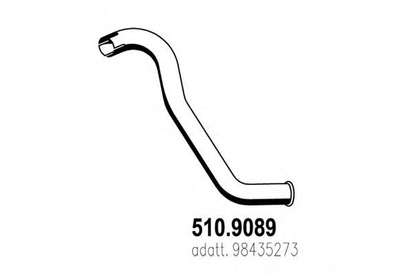510.9089 ASSO Exhaust Pipe