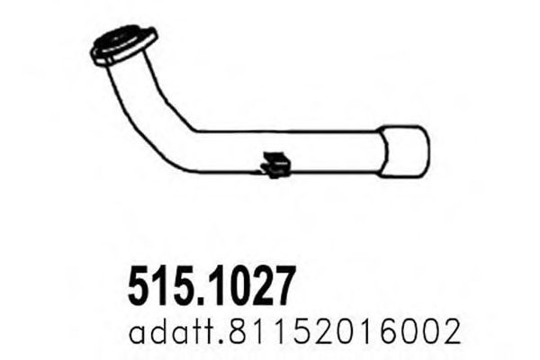 515.1027 ASSO Exhaust Pipe