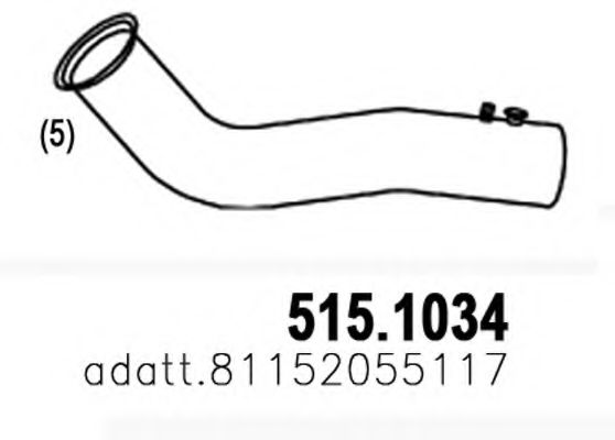 515.1034 ASSO Abgasanlage Abgasrohr