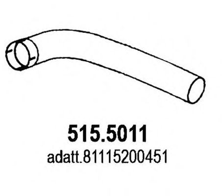 515.5011 ASSO Abgasrohr