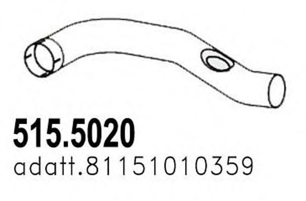 515.5020 ASSO Exhaust Pipe