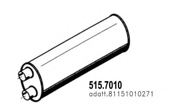 515.7010 ASSO Cylinder Head Gasket, cylinder head cover