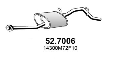 52.7006 ASSO Exhaust System End Silencer
