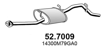 52.7009 ASSO Exhaust System End Silencer