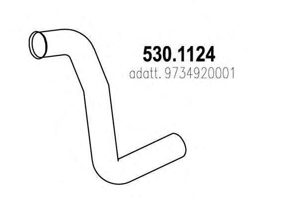 530.1124 ASSO Exhaust Pipe