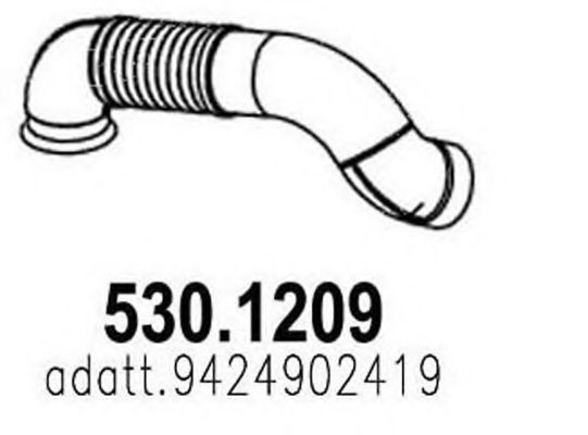530.1209 ASSO Exhaust Pipe