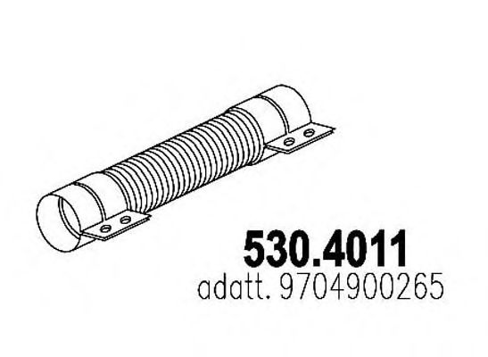 530.4011 ASSO Exhaust System Flex Hose, exhaust system