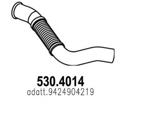 530.4014 ASSO Flex Hose, exhaust system