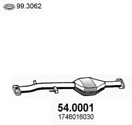 54.0001 ASSO Exhaust Pipe