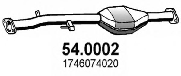 54.0002 ASSO Exhaust Pipe