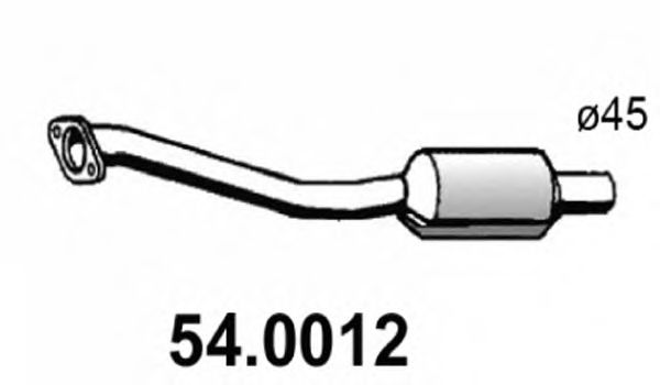 54.0012 ASSO Clutch Slave Cylinder, clutch