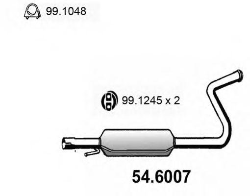 54.6007 ASSO Catalytic Converter