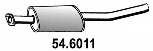 54.6011 ASSO Exhaust System End Silencer