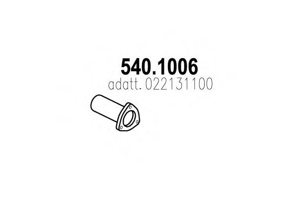 540.1006 ASSO Exhaust Pipe