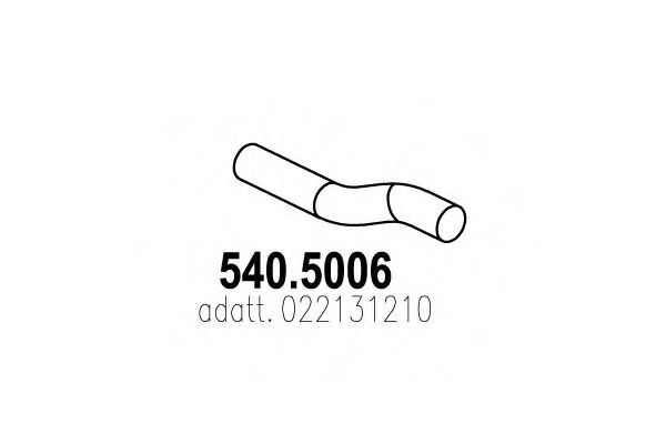 540.5006 ASSO Exhaust Pipe