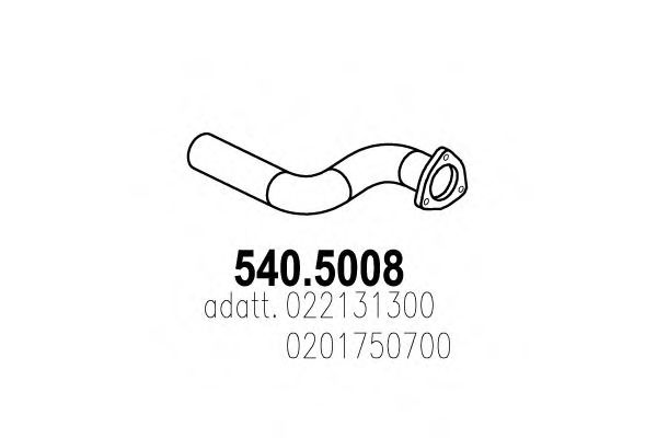 540.5008 ASSO Exhaust Pipe