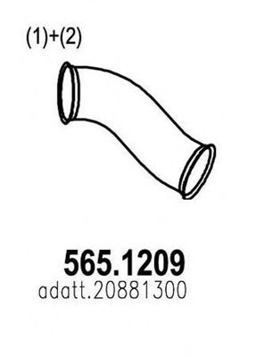565.1209 ASSO Exhaust Pipe