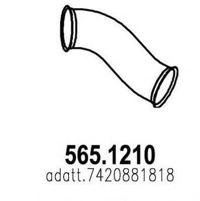 565.1210 ASSO Exhaust Pipe