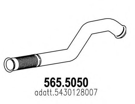 565.5050 ASSO Exhaust System Exhaust Pipe