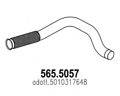 565.5057 ASSO Abgasanlage Abgasrohr