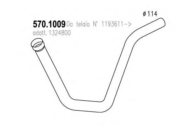 570.1009 ASSO Exhaust Pipe