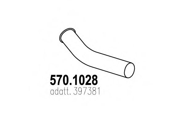 570.1028 ASSO Exhaust Pipe