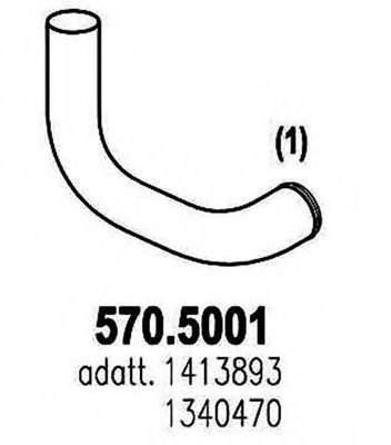 570.5001 ASSO Exhaust Pipe