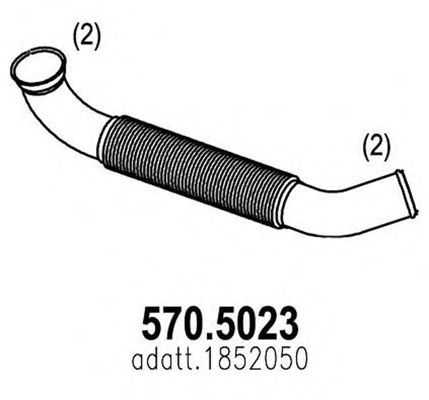 570.5023 ASSO Exhaust Pipe
