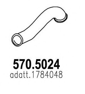 570.5024 ASSO Exhaust System Exhaust Pipe
