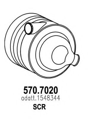 570.7020 ASSO Soot/Particulate Filter, exhaust system