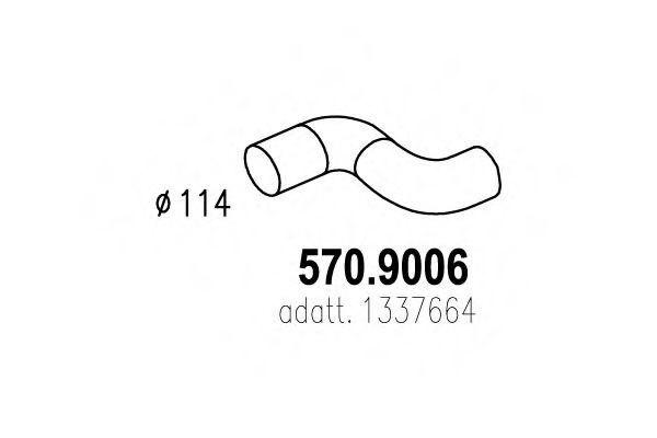 570.9006 ASSO Exhaust Pipe