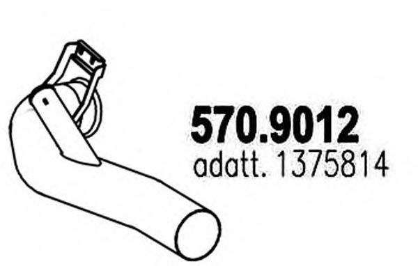 570.9012 ASSO Exhaust Pipe