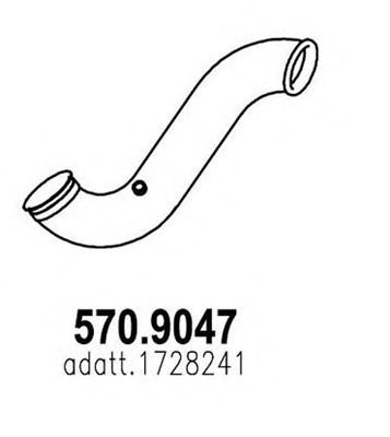 570.9047 ASSO Exhaust Pipe