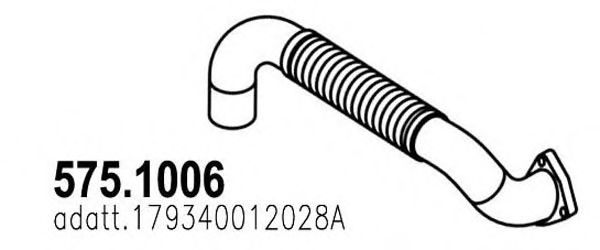 575.1006 ASSO Exhaust System Exhaust Pipe