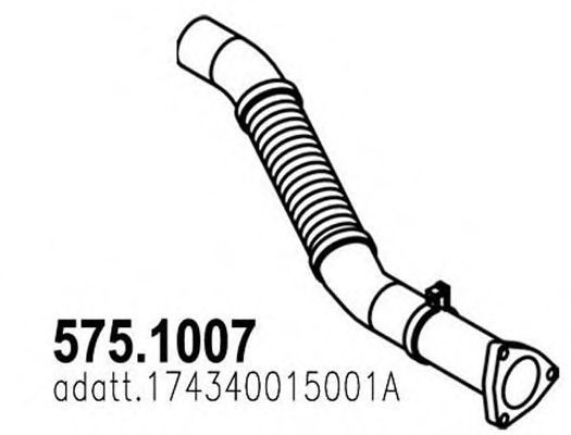 575.1007 ASSO Exhaust System Exhaust Pipe
