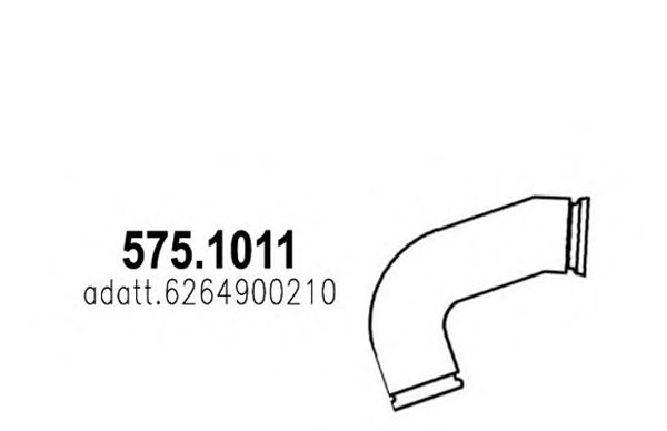 575.1011 ASSO Exhaust System Exhaust Pipe