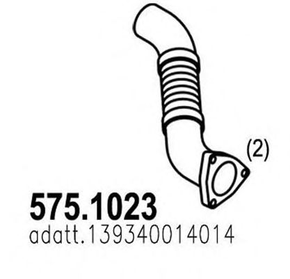 575.1023 ASSO Exhaust Pipe