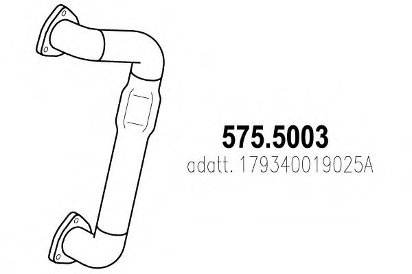 575.5003 ASSO Exhaust Pipe