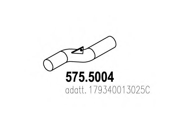 575.5004 ASSO Exhaust Pipe