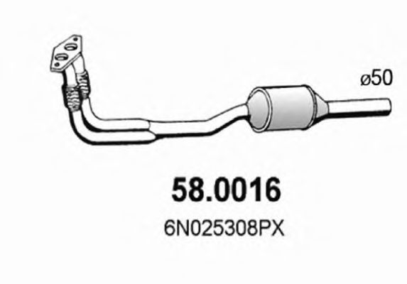 58.0016 ASSO Charger Intake Hose