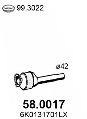58.0017 ASSO Charger Intake Hose