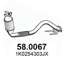 58.0067 ASSO Body Gas Spring, boot-/cargo area