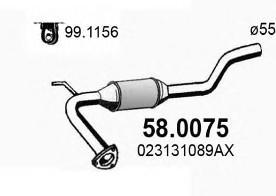 58.0075 ASSO Charger Intake Hose