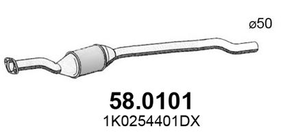 58.0101 ASSO Brake System Cable, parking brake