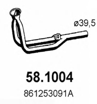 58.1004 ASSO Exhaust Pipe