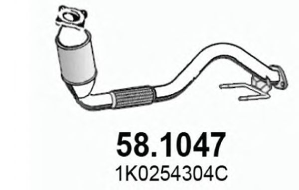 58.1047 ASSO Brake System Cable, parking brake